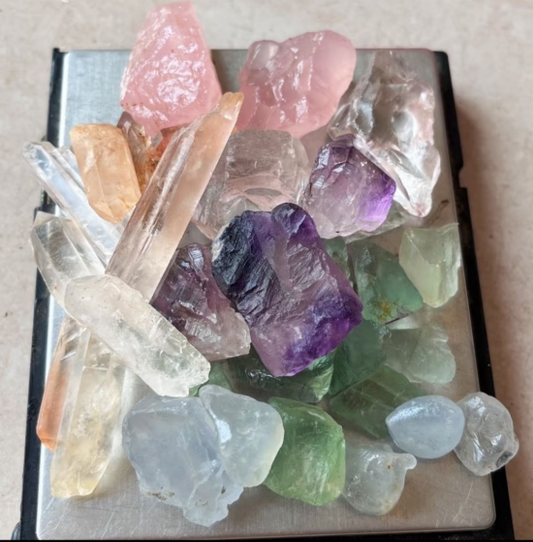 Natural Crystal Raw Stone - Unique Healing Gemstone for Spiritual Growth & Home Decor